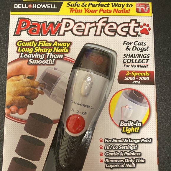 Paw Perfect pet nail groomer. Bell Howell. Unused. - Picture 4 of 4